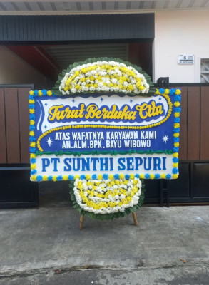 Papan Bunga Duka di Muntuk