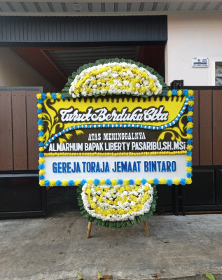 Papan Bunga Duka di Muntuk